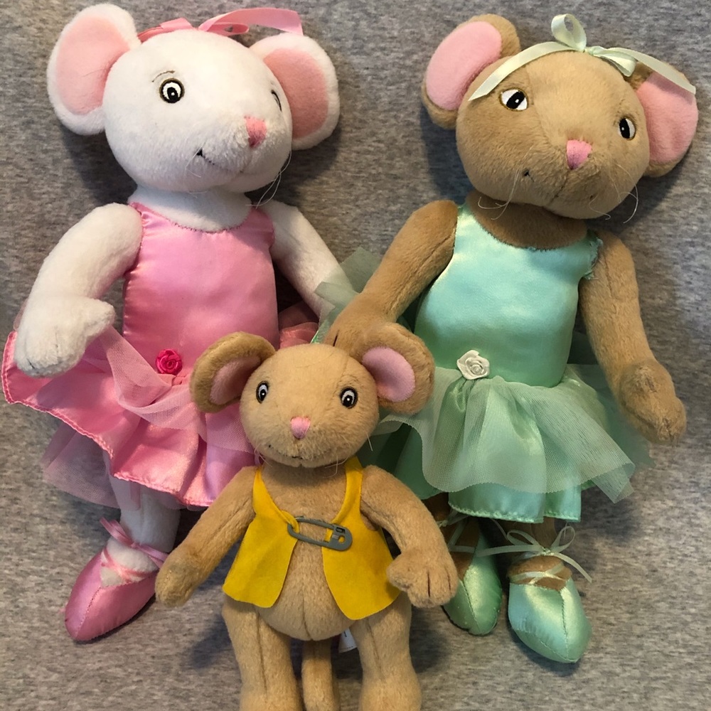 Angelina Ballerina plush toys